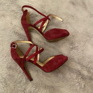 Nine West suede heels, size 7